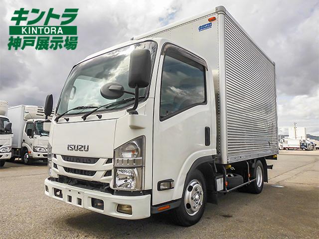 エルフトラック 　日本フルハーフ製アルミバン　１０尺ボディ　５速ミッション　最大積載２，０００ｋｇ　荷台寸法（長３１４×幅１７７×高２１０）　２トン　２ｔ　対応免許／５ｔ限定準中型免許（1枚目）
