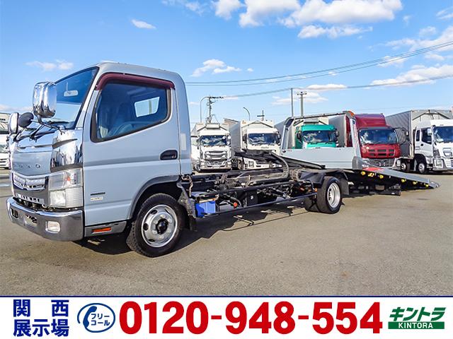 キャンター 古河製セルフローダー 積載3100kg ラジコン ウインチ 自動歩み カスタム 荷台寸法(長567×幅206) 2トン 2t 対応免許/準中型免許(1枚目)