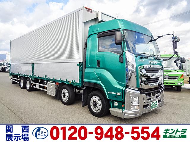 商品番号４４２４　Ｒ２／８　いすゞ　ギガ フルハーフ製アルミウイング　車検あり　ハイルーフ　後輪エアサス　２デフ