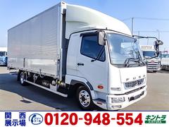 ファイター  パブコ製アルミウイング 格納パワーゲート ワイドボディ 後輪エアサス ラッシングレール 最大積載2,650kg 荷台寸法(長624×幅241×高240) 4トン 4t 対応免許/8t限定中型免許 中古車画像