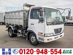 コンドル  オ-ルステンレス製深ダンプ 土砂禁 電動コボレーン フェンダーステンレス 最大積載3,600kg 荷台寸法(長319×幅190×高106) 4トン 4t 対応免許/8t限定中型免許 中古車画像