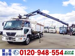 コンドル  ヒアブクレーン トップシート ローテーター 2デフ 増トン 最大積載9,900kg 荷台寸法(長558×幅234×高139) 10トン 10t 対応免許/大型免許 中古車画像