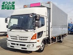 ヒノレンジャー  トランテックス製アルミウイング ハイルーフ ワイドボディ ラッシングレール 最大積載2,850kg 荷台寸法(長627×幅240×高240) 4トン 4t 対応免許/8t限定中型免許 中古車画像