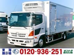ヒノレンジャー  冷蔵冷凍車 最大積載量3300kg 格納パワーゲート システムフロア サイド扉 荷台寸法(長577×幅214×高212) 4トン 4t 対応免許/8t限定中型免許 中古車画像