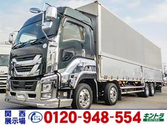 ギガ  日本フルハーフ製アルミウイング 油圧式パレットローラー4列 リターダー 後輪エアサス 2デフ 最大積載13,900kg 荷台寸法(長969×幅240×高261) 10トン 10t 対応免許/大型免許 中古車画像