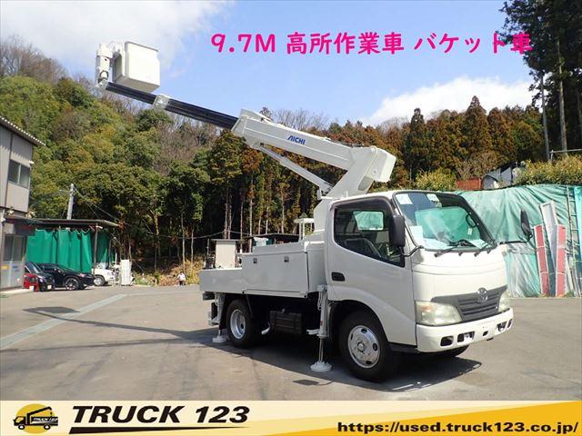 Ｈ２０　トヨエース　高所作業車　アイチ　バケット車 ９．７Ｍ　ＳＫ１０Ｂ　ＦＲＰバケット　検付　全塗装済