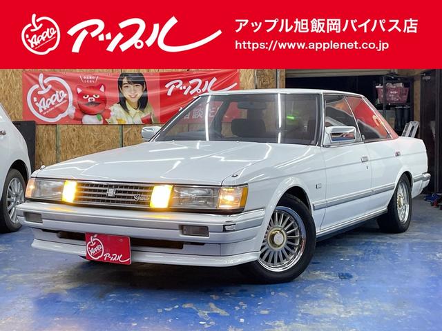 トヨタ マークII 　グランデ　リミテッド　５ＭＴ　青内装　デジパネ　デュアルマフラー　ダウンサス　１５ＡＷ