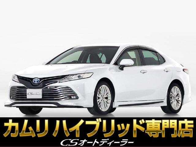 カムリ(トヨタ) Ｇレザーパッケージ　（ＴＲＤフルエアロ）（ＴＲＤトランクスポイラー）（ＢＳＭ）（黒本革シート）（シー 中古車画像