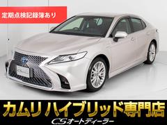 トヨタ　カムリ　Ｇレザーパッケージ　（禁煙車）（新品スピンドル）（記録簿）（黒革シート）（トヨタセーフティセンス）（シートヒーター）（ＳＤナビ）（ＬＥＤライト）（レーダークルーズコントロール）（フルセグ）