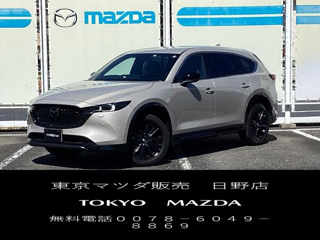 マツダ ＣＸ－８ ２５Ｓ　スポーツアピアランス　元弊社試乗車　２カメラドライブレコーダー　ＥＴＣ　２．０車載器　車載通信機　運転席　助手席パワーシート　３６０°ビューモニター　ＣＴＳ　１０．２５インチセンターディスプレイ　ハンズフリーリフトゲート