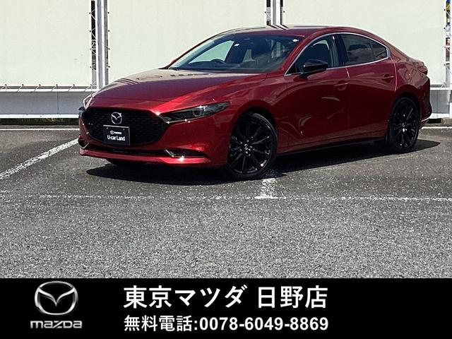 マツダ ＭＡＺＤＡ３セダン ２０Ｓ　ブラックトーンエディション　特別仕様車　グロスブラックカラードドアミラー　クルージング＆トラフィックサポート　ステアリングシフトスイッチ　ブラックメタリック塗装１８インチアルミホイール３６０°セーフティパッケージ　車載通信機