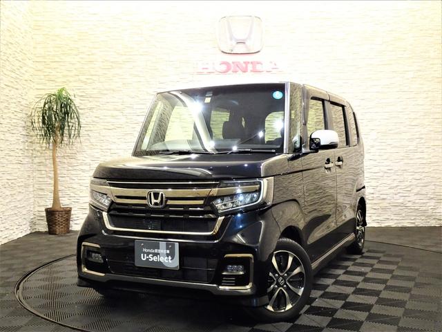 Ｎ−ＢＯＸカスタム(ホンダ) Ｌコーディネートスタイル　デモカー禁煙　渋滞追従機能付きホンダセンシング　純正インターナビ　リアカメラ　両側パワースライド　ＥＴＣ 中古車画像