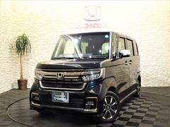 ホンダ　Ｎ−ＢＯＸカスタム　Ｌコーディネートスタイル　デモカー禁煙　渋滞追従機能付きホンダセンシング　純正インターナビ