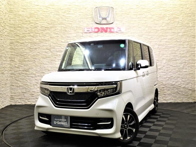 ホンダ Ｎ−ＢＯＸカスタム Ｇ　Ｌホンダセンシング　禁煙　純正ナビＴＶ