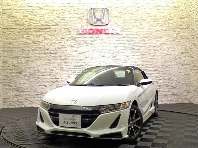 S660(ホンダ) α 禁煙 無限スタイリングセット 無限AW 無限マフラー アシンメトリーカラースポーツレザーシート シティブレーキアクティブシステム ETC LED スマートキー オートAC ワンオーナー 中古車画像