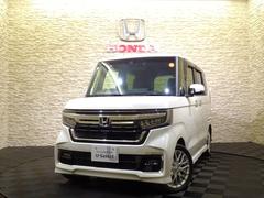 N-BOXカスタム Lターボ 禁煙 純正8inchナビTV 純正ドラレコ前後 ETC LED リアカメラ Bluetooth 衝突軽減B VSA サイドエアバック シートヒーター 両側パワスラ Pセンサー クルコン スマートキー 中古車画像