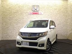 N-WGNカスタム G・ターボパッケージ 禁煙 純正ナビTV HID リアカメラ Bluetooth 衝突軽減B VSA サイドエアバック クルーズコントロール スマートキー オートAC 純正AW ワンオーナー 横滑り防止システム WSRS 中古車画像