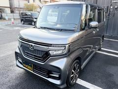 N-BOXカスタム G・Lホンダセンシング 全国対応1年保証付 禁煙 衝突軽減ブレーキ 車線逸脱 誤発進抑制 ナビ TV BT バックカメラ クルコン パワースライドドア ビルトインETC LEDヘッドライト 14インチアルミ シートリフター 中古車画像