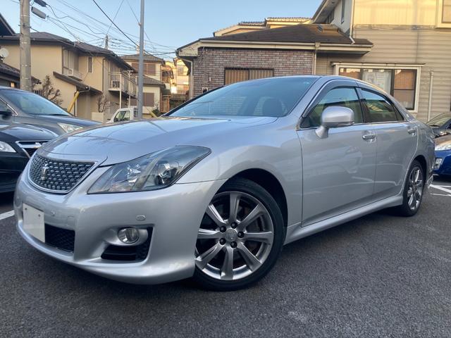 3.5アスリート 買取り直販車 ワンオーナー 本革シート ナビTV Bモニター ETC クリアソナー HIDライト トヨタ点検整備車記録簿20/21/22/23/24/25/26/27/28/29/30/1/2/3/4(1枚目)