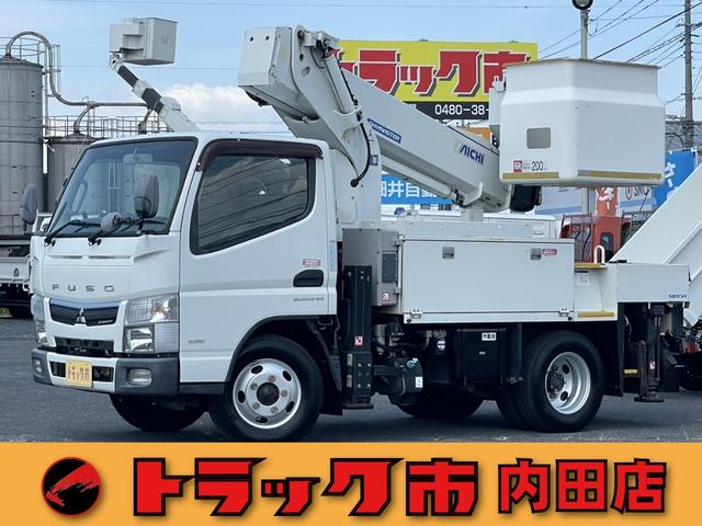 平成２９年式キャンター高所作業車１０ｍ６速セミＡＴ ナビＴＶ・Ｂカメラ・電格ミラー・坂道発進補助装置・フォグランプ