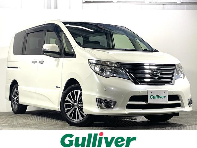 セレナ ハイウェイスター　Ｖセレ＋セーフティＩＩ　ＳＨＶ　純正ナビＴＶ　３６０カメラクルーズコントロール　衝突軽減Ｂ　レーンアシスト　両側パワースライドドア　リアオートエアコン　ＬＥＤライト　オートライト　クリアランスソナー　スマートキー　ＥＴＣ　ドラレコ（1枚目）