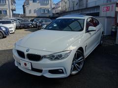 4シリーズ 420iグランクーペ Mスポーツ ガソリン ツインパワーターボ サンルーフ 黒革パワーシート パドルシフト インテリジェントセーフティ 純正HDDナビ BTオーディオ Bカメラ Pセンサー ETC レーダークルコン 純正19インチAW 中古車画像