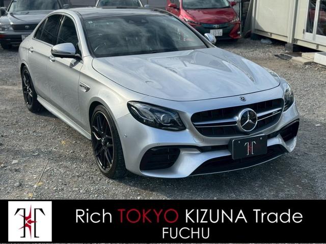 Eクラス E63 S 4マチック+ サンルーフ/ツインルーフ/フルセグTV/Bluetooth/Burmester/パドルシフト/ステアリングリモコン/ETC/シートヒーター/(1枚目)