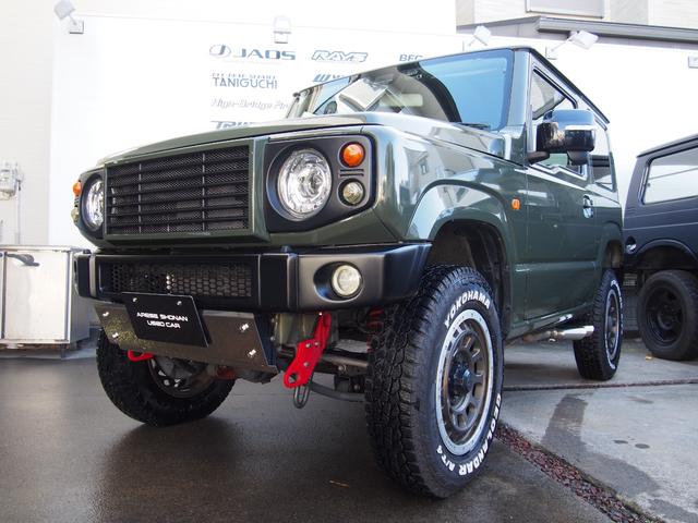 ＪＢ６４Ｗ　ＸＣ　ＡＴ　リフトアップ　前後バンパー サイド出しマフラー　ＷＯＲＫアルミ　１８５ＡＴタイヤ　エアクリーナー