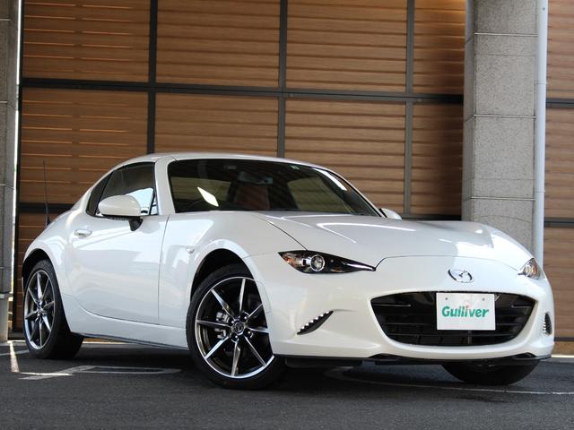 ロードスターＲＦ(マツダ) ＶＳ　テラコッタセレクション　特別仕様車ブラウンレザーナビフルセグＴＶバックカメラＢＯＳＥサウンドシステムドラレコ＆ＥＴＣＬＥＤアクセサリーランプシティブレーキサポート 中古車画像