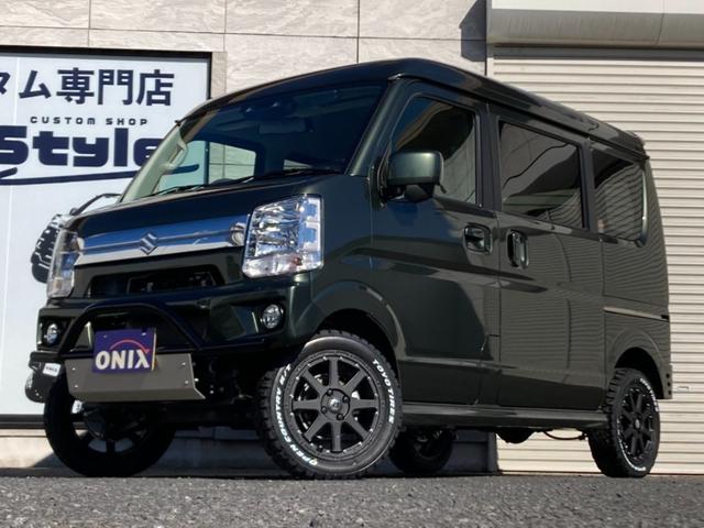 ＰＺターボ　４ＷＤ　ＡｘＳｔｙｌｅフルコンプリート　オリジナルバンパーガード　３０ｍｍリフトアップサスキット　エクストリームＪ１５インチ　オープンカントリーＲ／Ｔ　オリジナルマフラー　直残対策用カメラ＆モニター(1枚目)