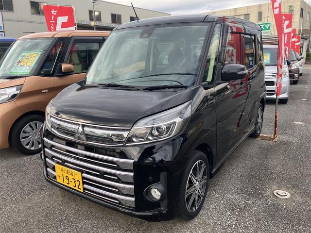 ｅＫスペースカスタム(三菱) カスタムＴ　セーフティプラスエディション　純正フルセグＴＶナビ・両側電動スライドドア・全方位カメラ・シートヒーター・Ｂｌｕｅｔｏｏｔｈ接続・ＤＶＤ再生・スマートキー・ステアリングスイッチ 中古車画像