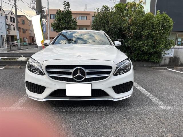 　Ｃ２２０ｄステーションワゴンスポーツ　ＡＭＧライン　ＲＳＰ　９ＡＴ　黒革　レーンキープ　パワーシート　シートヒーター　電動リアゲート　純正ナビ　バックカメラ　パークトロニック　ＡＭＧ１８インチ　禁煙車