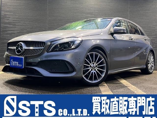 Ａ１８０　ＡＭＧ　スタイル　スライディングガラスルーフ　レーダーセーフティＰＫＧ　ＡＭＧプレミアムＰＫＧ　ベーシックＰＫＧ　純正ＯＰ１８インチＡＷ　純正ナビ　フルセグＴＶ　ＢＴ接続　Ｂカメラ　キーレスゴー　ＥＴＣ　走行６千キロ台