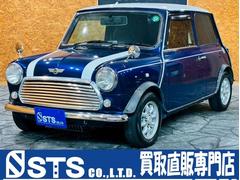 MINI クーパー ユーザー様直接仕入 4速MT タヒチブルー×ホワイトルーフ 純正12インチAW サイドステッカー センターマフラー 社外ナビ 社外リモコンキー 走行6.0万キロ 天張り・ステアラック・タイロッド交換済 中古車画像