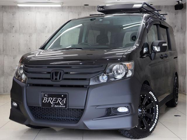 新品パーツにてカスタム仕上げ済み！早い者勝ちの１台！ ＨＤＤナビＥＴＣバックカメラ新品ＡＷ新品タイヤ新品ルーフラックテールＢＫ