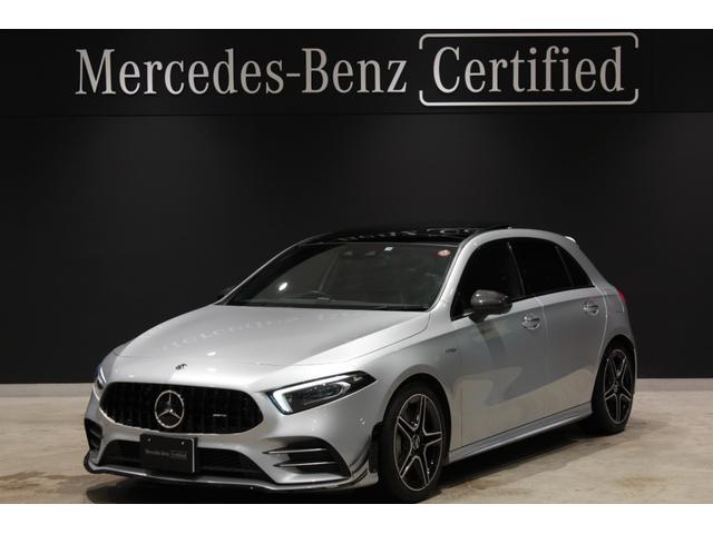 メルセデスＡＭＧ Ａ３５　４マチック　認定中古車２年保証／ＡＭＧアドバンスドパッケージ／パノラミックスライディングルーフ／本革シート／ヘッドアップディスプレイ／アドバンスドサウンドシステム／アンビエントライト／