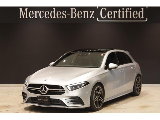 メルセデスＡＭＧ Ａ３５　４マチック　認定中古車２年保証／ＡＭＧアドバンスドパッケージ／パノラミックスライディングルーフ／本革シート／ヘッドアップディスプレイ／アドバンスドサウンドシステム／アンビエントライト／