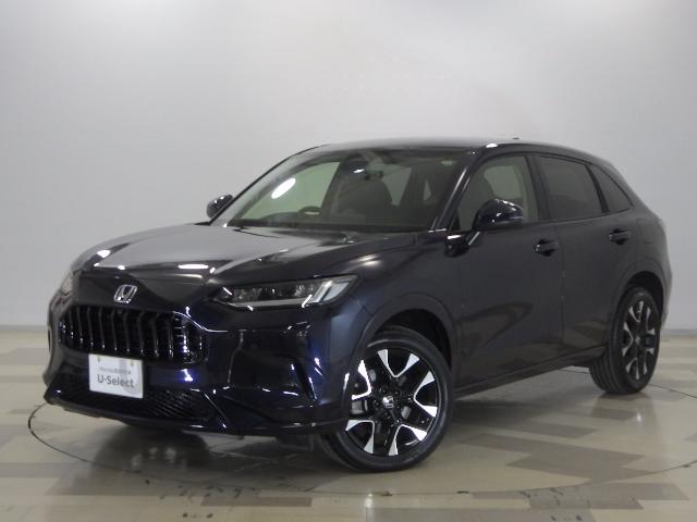 ＺＲ－Ｖ ｅ：ＨＥＶＺ　禁煙車　Ｐセンサー　レザー　Ｂカメラ　サイドエアバック　パワ－シ－ト　ナビＴＶ　ＬＥＤヘッドライト　ＵＳＢ接続　地デジ　Ｓヒーター　サポカー　ＥＴＣ車載器　パワーステアリング　スマートキー　横滑り防止（1枚目）