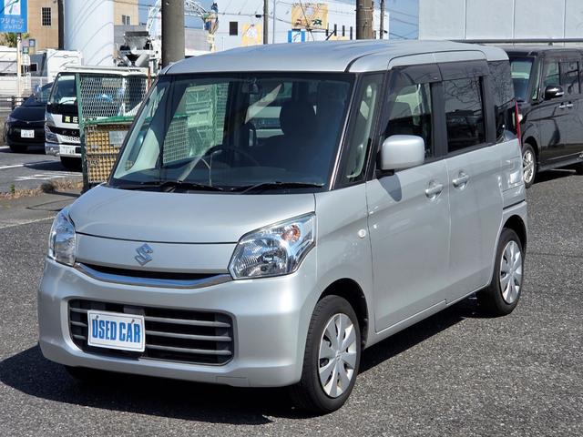 スペーシア(スズキ) Ｇ　禁煙車／ナビ／フルセグＴＶ／Ｂｌｕｅｔｏｏｔｈ音楽再生／ドライブレコーダー／シートヒーター／Ｓエ 中古車画像