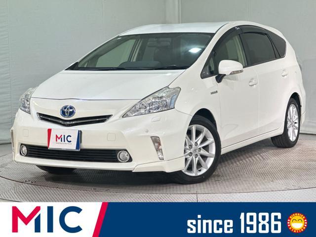 プリウスアルファ(トヨタ) Ｓツーリングセレクション　ワンオーナー　ＥＴＣ　バックカメラ　ナビ　アルミホイール　オートライト　スマートキー　電動格納ミラー　ＣＶＴ　盗難防止システム　衝突安全ボディ　ＡＢＳ　ＣＤ　ＤＶＤ再生　エアコン 中古車画像