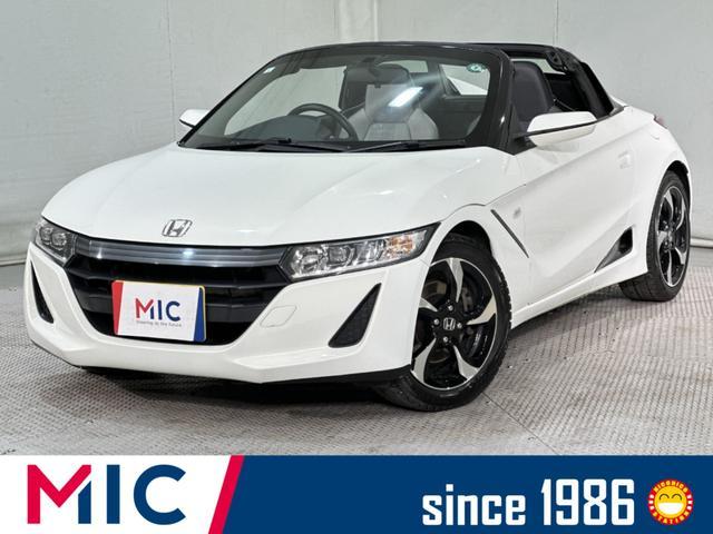 Ｓ６６０(ホンダ) α　オープンカー　ハーフレザー　ＥＴＣ　オートクルーズコントロール　オートライト　ＬＥＤヘッドランプ　ＭＴ　スマートキー　アルミホイール　ＡＢＳ　ＥＳＣ　ＵＳＢ　エアコン　パワーステアリング　ターボ 中古車画像