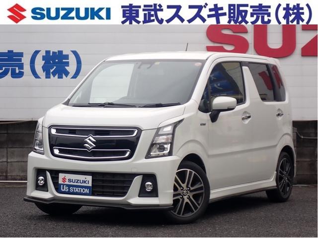 スズキ ワゴンＲスティングレー ハイブリッドＴ　ＨＹＢＲＩＤ　禁煙車　スマートキー