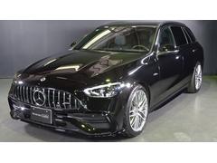 メルセデスＡＭＧ　Ｃクラスステーションワゴン　Ｃ４３　４マチック　パノラミックスライディングルーフ　オブシディアンブラック（メタリック）