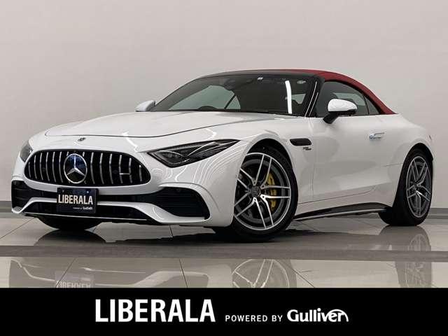 メルセデスＡＭＧ ＳＬ ＳＬ４３　１オーナー　電動赤幌　黒革　Ｂｕｒｍｅｓｔｅｒ　ＨＵＤ　ＡＣＣ　ナビ　ＢＴ　３６０°カメラ　レーダーセーフティ　Ｐシフト　Ｐシート　シートＨ　ベンチレーション　純正２０インチＡＷ　ＬＥＤ　ＥＴＣ