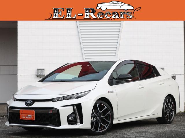 プリウスＰＨＶ(トヨタ) Ｓナビパッケージ・ＧＲスポーツ　後期型　５人乗　専用エアロ・１８ＡＷ・黒半革シート　ＴＳＳ　充電ケーブル有　純正９型ナビＴＶ 中古車画像