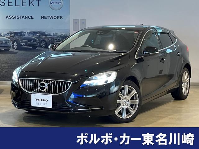 ボルボ Ｖ４０ Ｄ４　インスクリプション　１７インチアルミホイール　アイドリングストップ　シートヒーター　バックカメラ　革シート　キーレスエントリー　アダプティブクルーズコントロール　ワンオーナー　ＥＴＣ２．０　ＨＤＤナビ　ＡＣＣ　ＢＬＩＳ