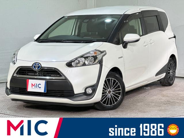 シエンタ ハイブリッドG ETC バックカメラ ナビ TV 衝突被害軽減システム 両側電動スライドドア オートマチックハイビーム スマートキー 電動格納ミラー 3列シート CVT アルミホイール CD Bluetooth(1枚目)