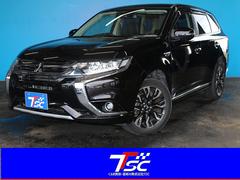 三菱　アウトランダーＰＨＥＶ　Ｇプレミアムパッケージ　禁煙　黒本革シート　全方位カメラ