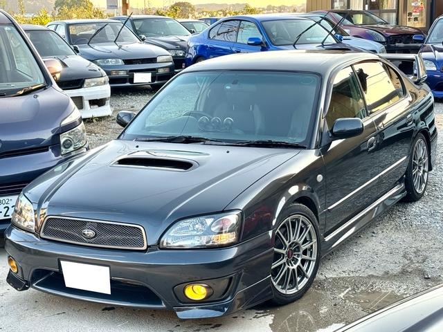 レガシィB4(スバル) RSKリミテッドII 最終型アプライドD,RSKリミテッド2,カラー25L,ライトチューン,エアロSP,ないる97ウイング,HKSマフラー,車高調,3連メーター,ナビ,ETC,ENKEI17インチ,クラッチ&タイベル済み 中古車画像