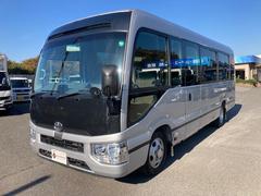 コースター GX 観音扉 令和2年式 24人乗り N04C 尿素SCR プリクラッシュセーフティー ナビ+バックカメラ ETC 冷蔵庫 ルームラック リヤバックステップ 中古車画像